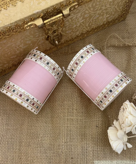 Pink bridal chuda