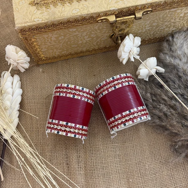 Royal Maroon Bridal Chuda